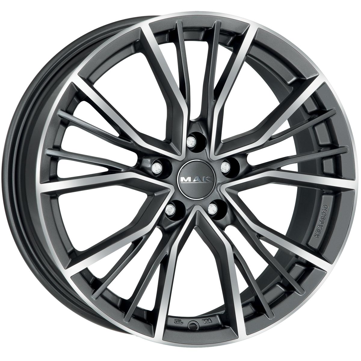 MAK Union 9,5x21 5/112 ET25 d-66,45 Gun Met-Mirror Face (F9521UNQM25WS1X)-Gun Met-Mirror Face MAK Union 9,5x21 5/112 ET25 d-66,45 Gun Met-Mirror Face (F9521UNQM25WS1X)-Gun Met-Mirror Face