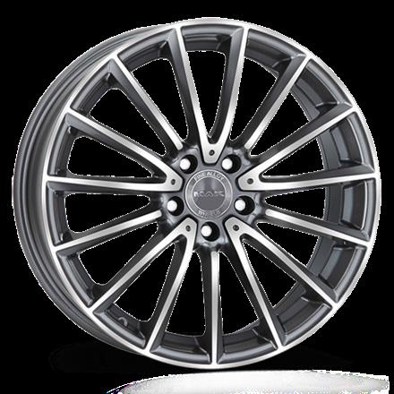 MAK Komet 8,0x18 5/112 ET43 d-66,6 Gun Met-Mirror Face (F8080KMQM43WS3X) MAK Komet 8,0x18 5/112 ET43 d-66,6 Gun Met-Mirror Face (F8080KMQM43WS3X)