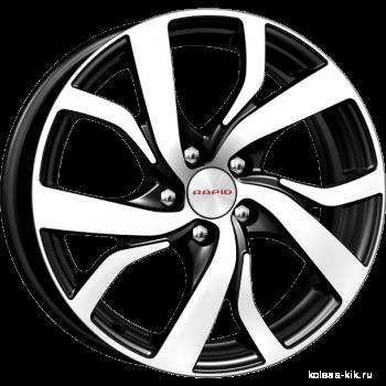 КиК Палермо (КС607) 6,5x16 5/114,3 ET46 d-67,1 алмаз черный (Арт.r13944) Оригинал КиК Палермо (КС607) 6,5x16 5/114,3 ET46 d-67,1 алмаз черный (Арт.r13944) Оригинал