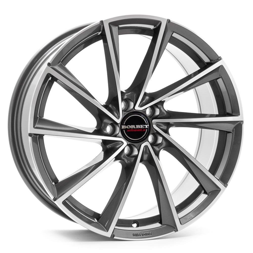 Borbet VTX 8,5x19 5/112 ET20 d-66,5 Graphite Polished (496261) Borbet VTX 8,5x19 5/112 ET20 d-66,5 Graphite Polished (496261)